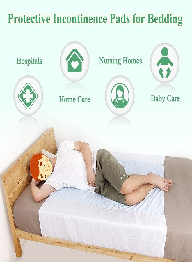 اوسا فوط سريرية لسلس البول للبالغين، فوط تبول، فوط سريرية لتحديد وضعية المريض في المستشفى، قابلة لإعادة الاستخدام، مقاومة للماء، قابلة للغسل، ملاءة سحب، فوط طبية لنقل المرضى، فوط طبية واقية للمرضى المسنين طريحي الفراش - 48 × 36 بوصة - Image 4